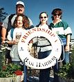 Whale watching ship, Marty, Stephanie, Gretchen and Cathy Williams